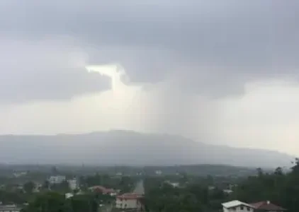 chuva e queda de temperatura